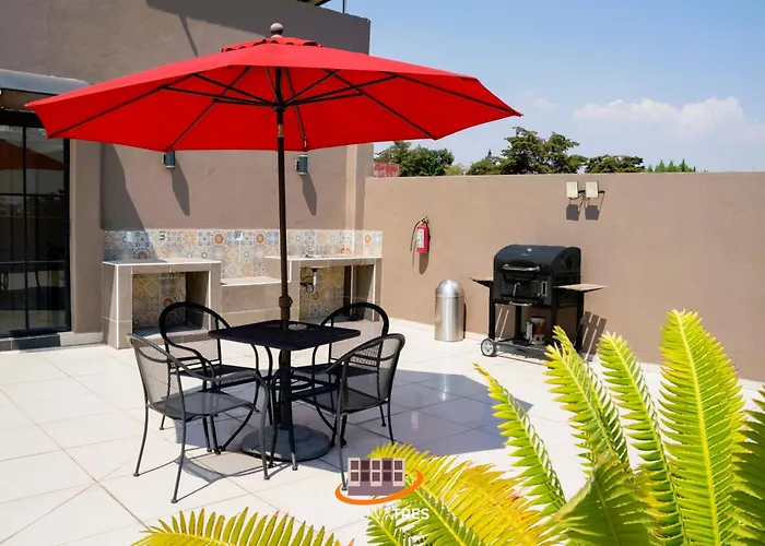 S10 King At Tec Cem Cocineta Wifi Balcon Parking Terraza Mexico City