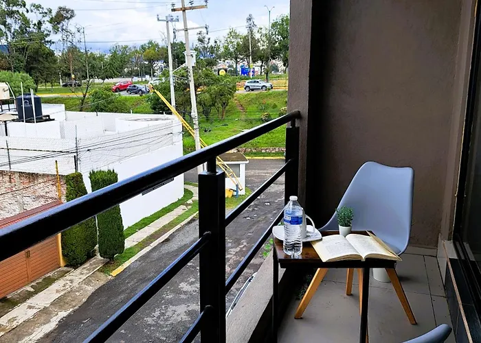 S10 King At Tec Cem Cocineta Wifi Balcon Parking Terraza Apartment Mexico City