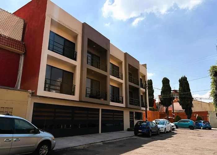S10 King At Tec Cem Cocineta Wifi Balcon Parking Terraza * Mexico City